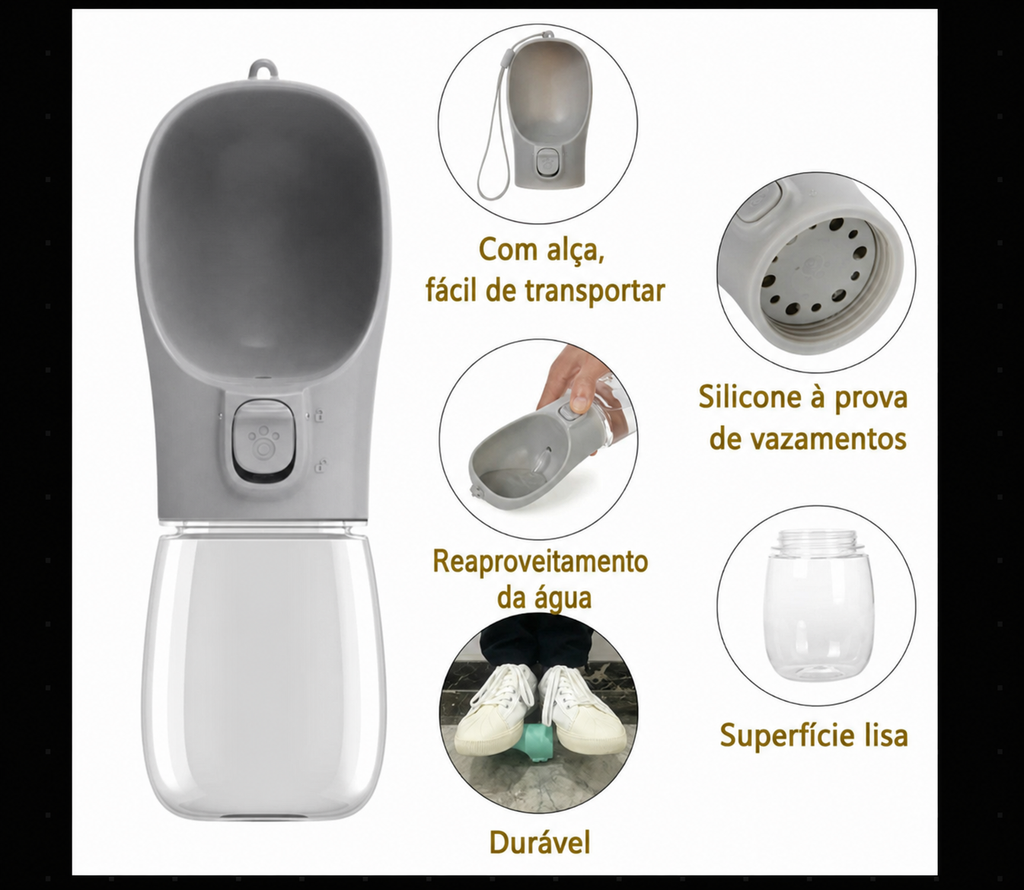 Garrafa Portátil Hydrapet