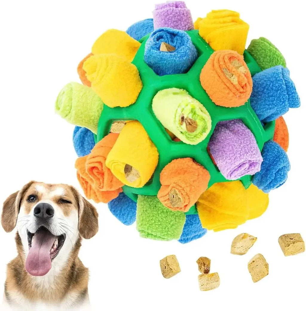 Bola De Snuffle De Brinquedo Para Cães Treinando O Senso De Cheiro Bola De Snuffle Interativa Portátil Para Forragem De Animais De Estimação Treinamento Instinto