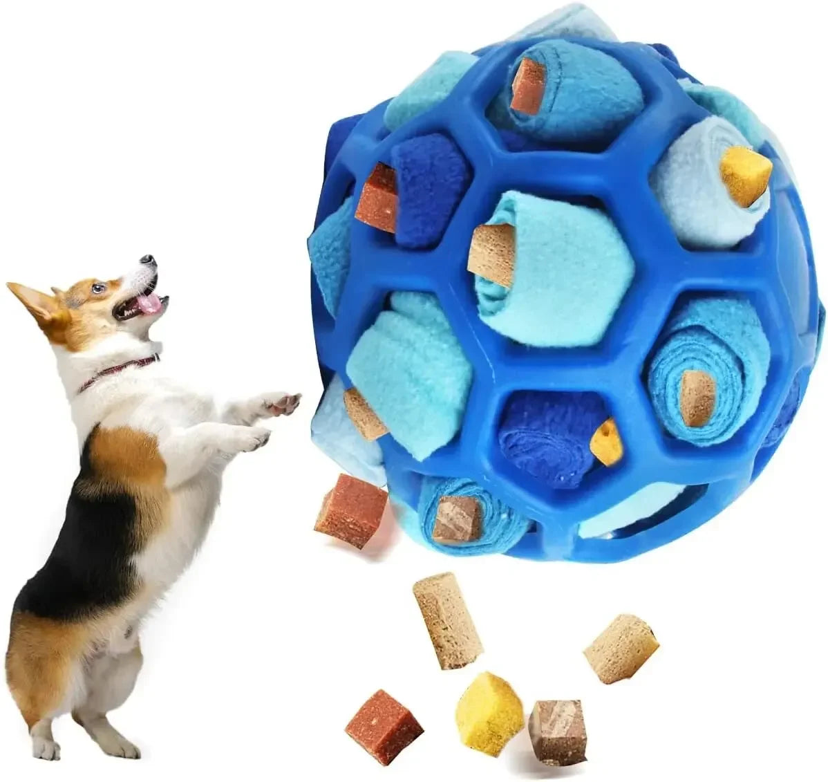 Bola De Snuffle De Brinquedo Para Cães Treinando O Senso De Cheiro Bola De Snuffle Interativa Portátil Para Forragem De Animais De Estimação Treinamento Instinto
